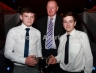 North Antrim County Delegate Sean McKendry with Brandon McLarnon and Dominic Martin of Tir na nOg Randalstown who received the U16B Hurling Championship Cup